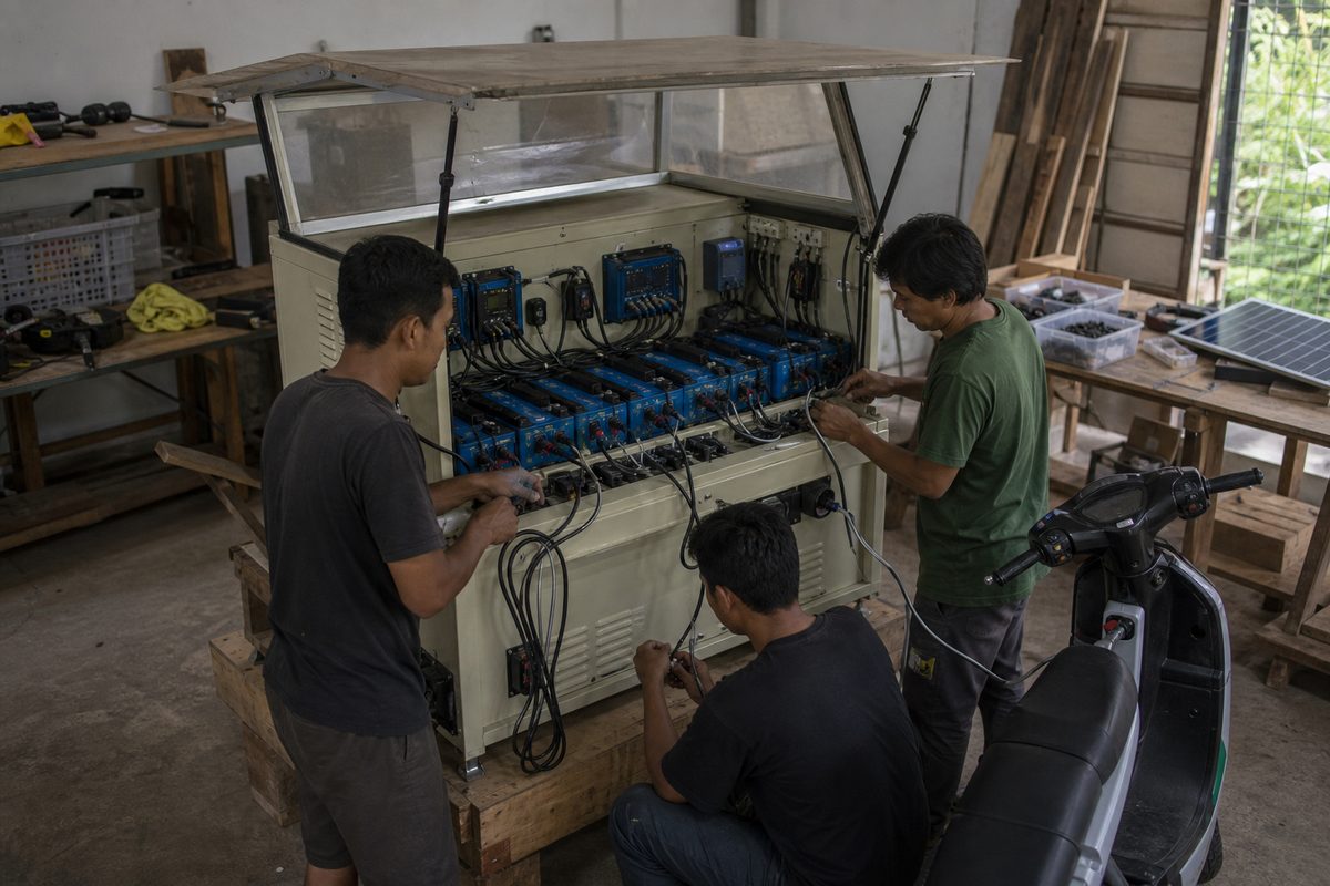 Bakery oven upgrade shown at a local shop in Costa Rica